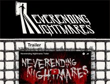 Tablet Screenshot of neverendingnightmares.com